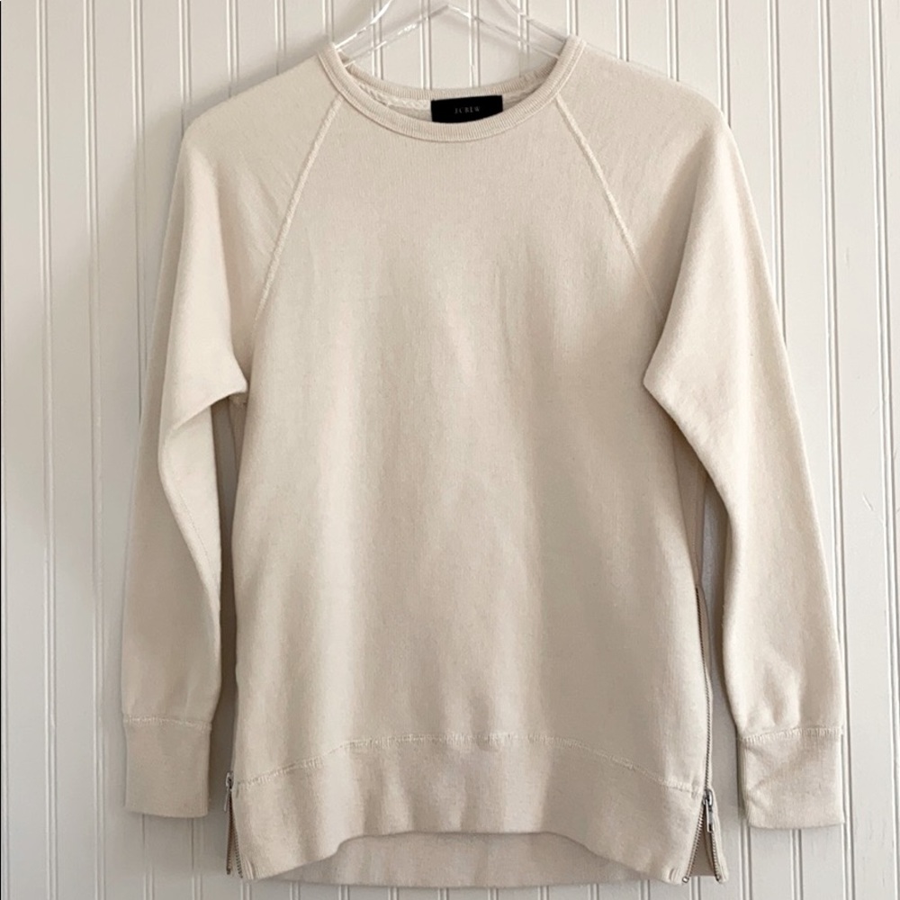 J. Crew Zip Tunic Sweatshirt